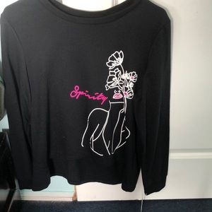 Pink pullover sweater